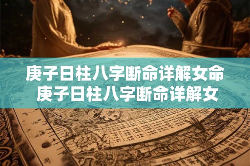 庚子日柱八字断命详解女命 庚子日柱八字断命详解女命婚姻 庚子日柱八字断命详解女命 庚子日柱八字断命详解女命婚姻