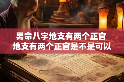 男命八字地支有两个正官 地支有两个正官是不是可以称为有根 男命八字地支有两个正官 地支有两个正官是不是可以称为有根