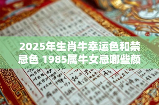 2025年生肖牛幸运色和禁忌色 1985属牛女忌哪些颜色 2025年生肖牛幸运色和禁忌色 1985属牛女忌哪些颜色