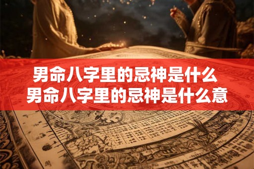 男命八字里的忌神是什么 男命八字里的忌神是什么意思