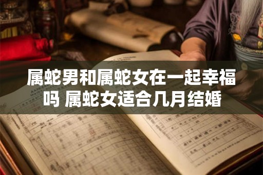 属蛇男和属蛇女在一起幸福吗 属蛇女适合几月结婚