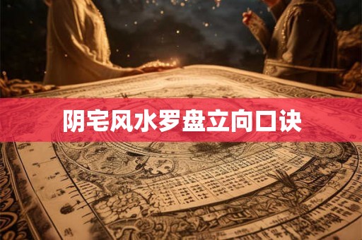 阴宅风水罗盘立向口诀