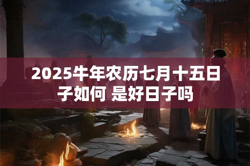 2025牛年农历七月十五日子如何 是好日子吗 2025牛年农历七月十五日子如何 是好日子吗