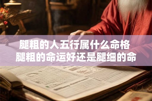 腿粗的人五行属什么命格 腿粗的命运好还是腿细的命运 腿粗的人五行属什么命格 腿粗的命运好还是腿细的命运