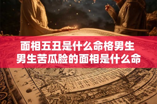 面相五丑是什么命格男生 男生苦瓜脸的面相是什么命格 面相五丑是什么命格男生 男生苦瓜脸的面相是什么命格