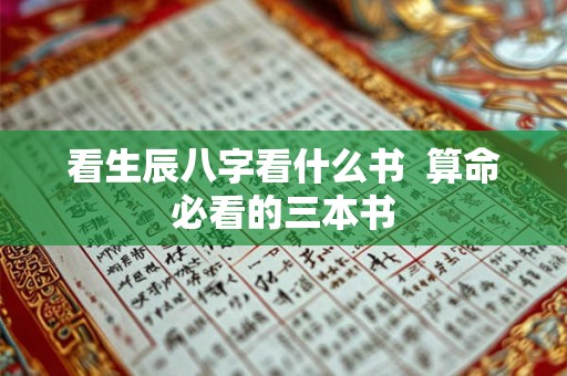 看生辰八字看什么书 算命必看的三本书 看生辰八字看什么书 算命必看的三本书