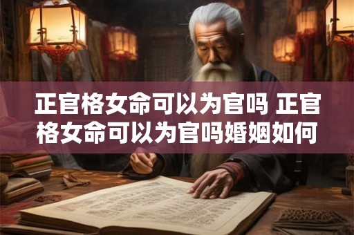 正官格女命可以为官吗 正官格女命可以为官吗婚姻如何