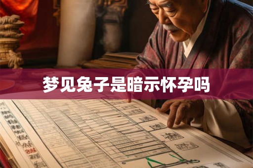 梦见兔子是暗示怀孕吗