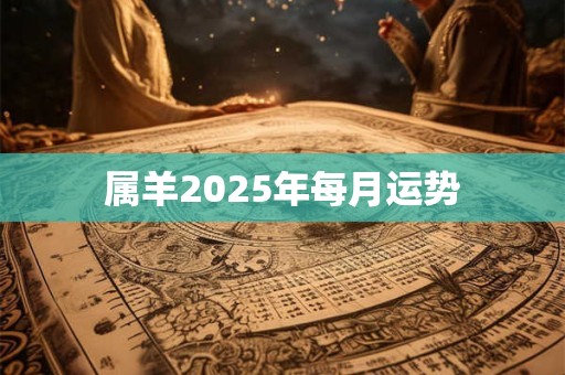 属羊2025年每月运势 属羊2025年每月运势