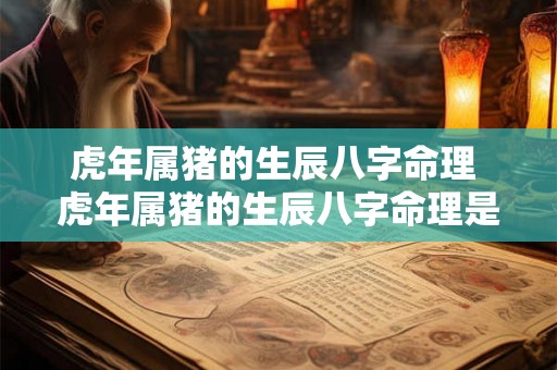 虎年属猪的生辰八字命理 虎年属猪的生辰八字命理是什么 虎年属猪的生辰八字命理 虎年属猪的生辰八字命理是什么
