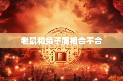 老鼠和兔子属相合不合 老鼠和兔子属相合不合