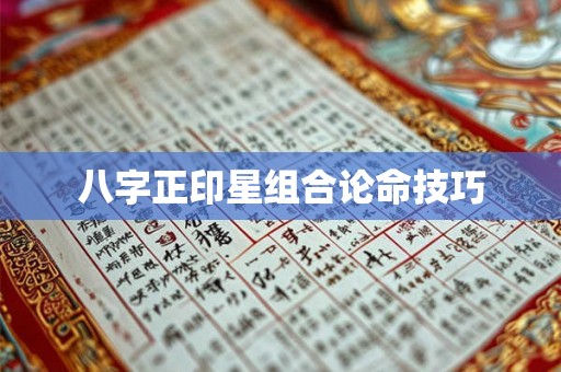 八字正印星组合论命技巧 八字正印星组合论命技巧
