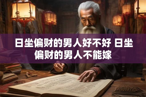 日坐偏财的男人好不好 日坐偏财的男人不能嫁 日坐偏财的男人好不好 日坐偏财的男人不能嫁