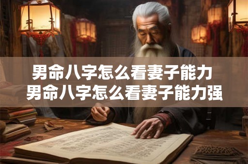 男命八字怎么看妻子能力 男命八字怎么看妻子能力强弱 男命八字怎么看妻子能力 男命八字怎么看妻子能力强弱
