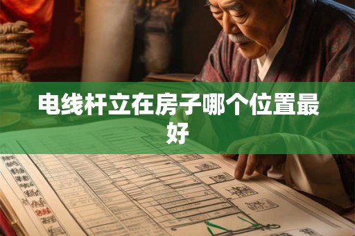 电线杆立在房子哪个位置最好 电线杆立在房子哪个位置最好
