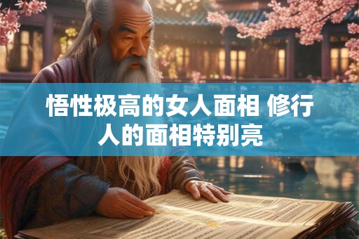 悟性极高的女人面相 修行人的面相特别亮