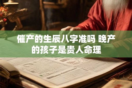 催产的生辰八字准吗 晚产的孩子是贵人命理 催产的生辰八字准吗 晚产的孩子是贵人命理