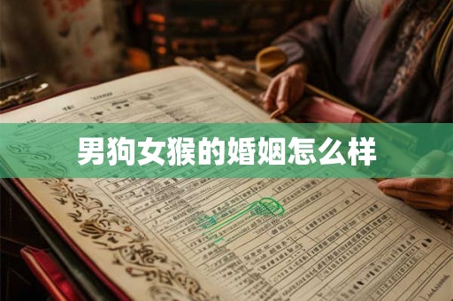 男狗女猴的婚姻怎么样 男狗女猴的婚姻怎么样