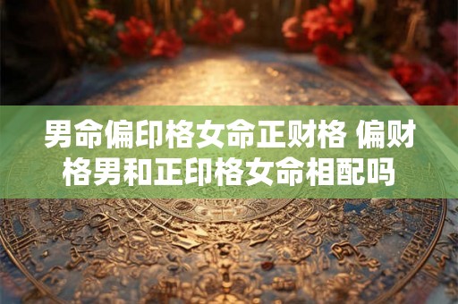 男命偏印格女命正财格 偏财格男和正印格女命相配吗 男命偏印格女命正财格 偏财格男和正印格女命相配吗