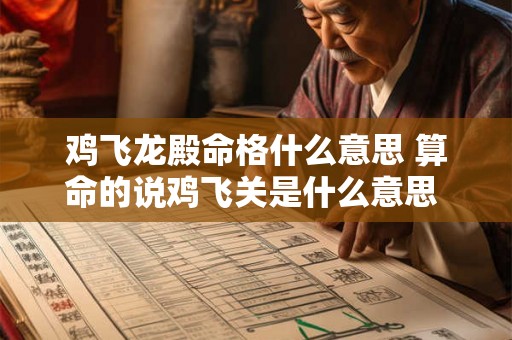 鸡飞龙殿命格什么意思 算命的说鸡飞关是什么意思 鸡飞龙殿命格什么意思 算命的说鸡飞关是什么意思
