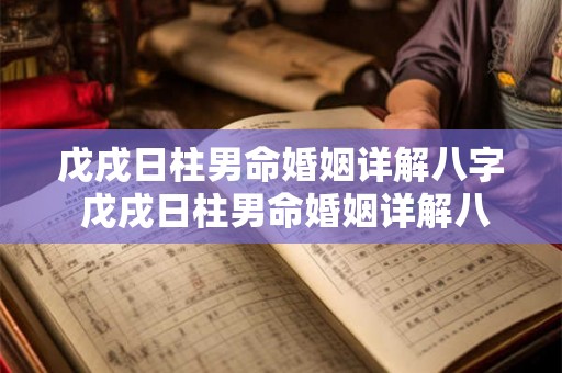 戊戌日柱男命婚姻详解八字 戊戌日柱男命婚姻详解八字解释 戊戌日柱男命婚姻详解八字 戊戌日柱男命婚姻详解八字解释