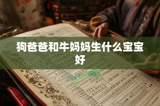 狗爸爸和牛妈妈生什么宝宝好 狗爸爸和牛妈妈生什么宝宝好