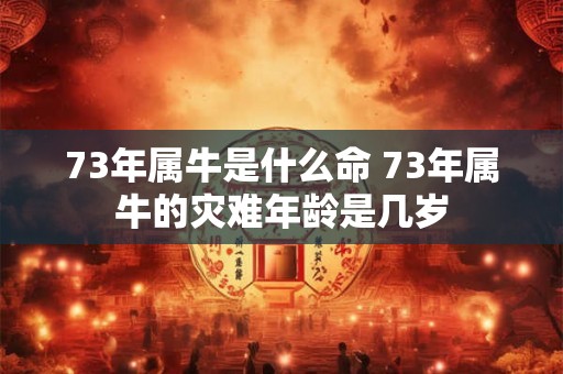 73年属牛是什么命 73年属牛的灾难年龄是几岁 73年属牛是什么命 73年属牛的灾难年龄是几岁