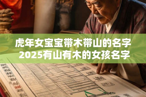 虎年女宝宝带木带山的名字 2025有山有木的女孩名字