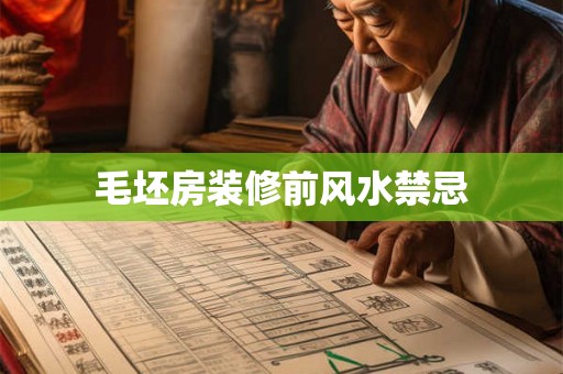 毛坯房装修前风水禁忌 毛坯房装修前风水禁忌
