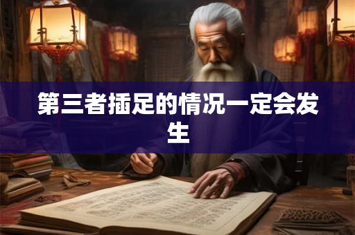 第三者插足的情况一定会发生 第三者插足的情况一定会发生