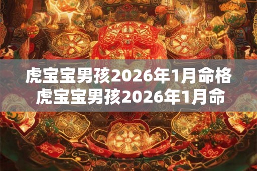 虎宝宝男孩2026年1月命格 虎宝宝男孩2026年1月命格是什么 虎宝宝男孩2026年1月命格 虎宝宝男孩2026年1月命格是什么
