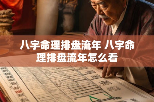 八字命理排盘流年 八字命理排盘流年怎么看 八字命理排盘流年 八字命理排盘流年怎么看