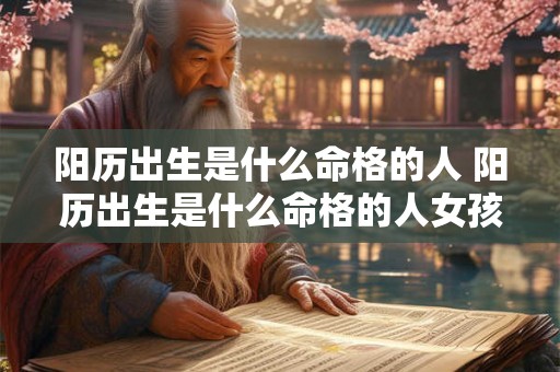 阳历出生是什么命格的人 阳历出生是什么命格的人女孩 阳历出生是什么命格的人 阳历出生是什么命格的人女孩