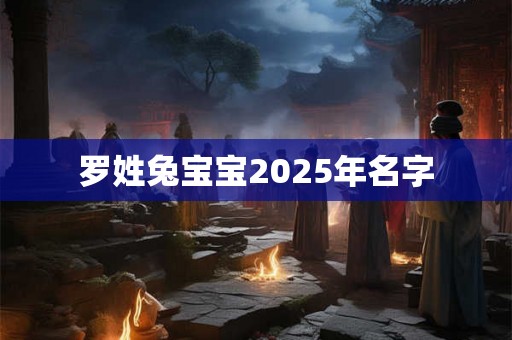 罗姓兔宝宝2025年名字 罗姓兔宝宝2025年名字