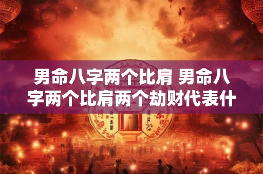 男命八字两个比肩 男命八字两个比肩两个劫财代表什么 男命八字两个比肩 男命八字两个比肩两个劫财代表什么
