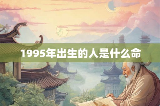 1995年出生的人是什么命 1995年出生的人是什么命