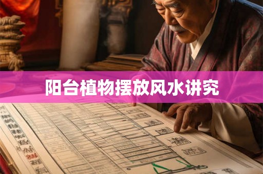 阳台植物摆放风水讲究