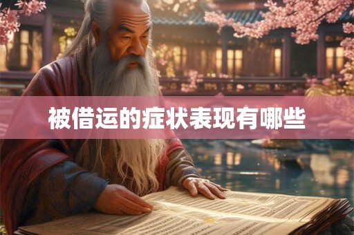 被借运的症状表现有哪些 被借运的症状表现有哪些