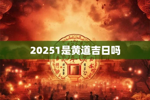 20251是黄道吉日吗