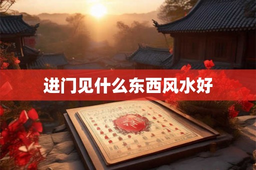 进门见什么东西风水好 进门见什么东西风水好