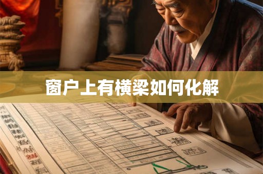 窗户上有横梁如何化解 窗户上有横梁如何化解