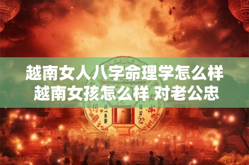 越南女人八字命理学怎么样 越南女孩怎么样 对老公忠心吗 越南女人八字命理学怎么样 越南女孩怎么样 对老公忠心吗