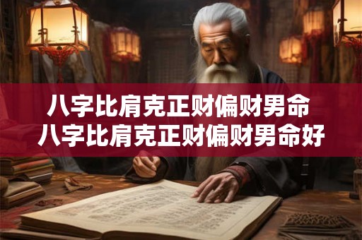 八字比肩克正财偏财男命 八字比肩克正财偏财男命好不好 八字比肩克正财偏财男命 八字比肩克正财偏财男命好不好