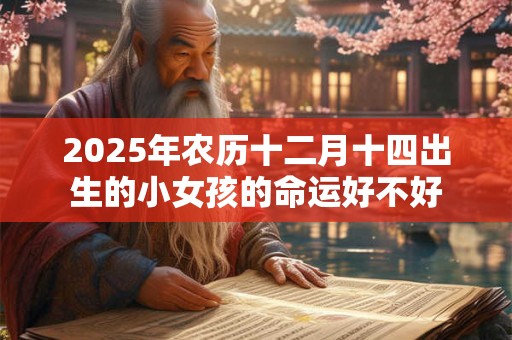 2025年农历十二月十四出生的小女孩的命运好不好 2025年农历十二月十四出生的小女孩的命运好不好