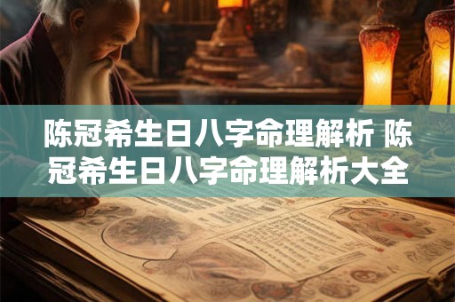 陈冠希生日八字命理解析 陈冠希生日八字命理解析大全 陈冠希生日八字命理解析 陈冠希生日八字命理解析大全
