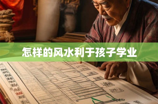 怎样的风水利于孩子学业