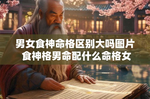 男女食神命格区别大吗图片 食神格男命配什么命格女生 男女食神命格区别大吗图片 食神格男命配什么命格女生