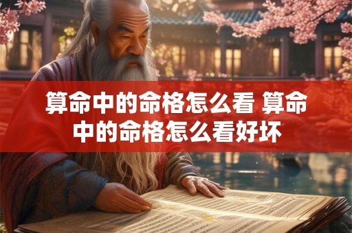 算命中的命格怎么看 算命中的命格怎么看好坏 算命中的命格怎么看 算命中的命格怎么看好坏