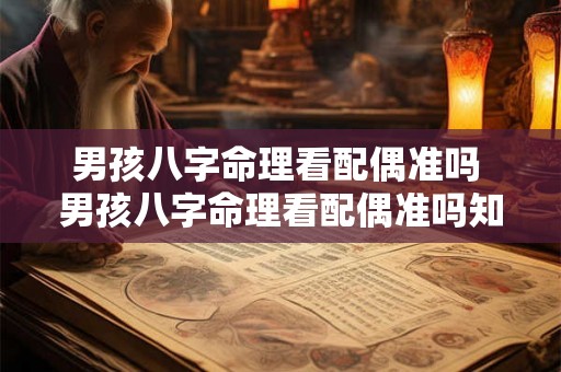 男孩八字命理看配偶准吗 男孩八字命理看配偶准吗知乎 男孩八字命理看配偶准吗 男孩八字命理看配偶准吗知乎