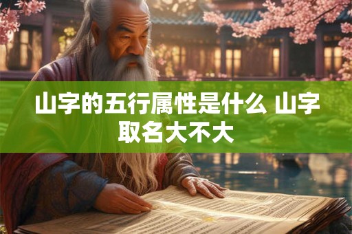 山字的五行属性是什么 山字取名大不大 山字的五行属性是什么 山字取名大不大